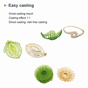 Résine JAMG HE en gros EWIC-3000A haute teneur en cire et résine pour moulage facile de bijoux, compatible avec les imprimantes <span class=keywords><strong>3D</strong></span> SLA / DLP / LCD - Product Image 2
