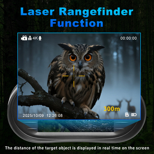Telémetro incorporado 3,2 pulgadas pantalla grande binoculares <span class=keywords><strong>de</strong></span> visión nocturna digital infrarrojos - Product Image 3