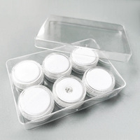Vente en gros de présentoirs à bijoux en plastique pour pierres précieuses et diamants Vitrine de bijoux élégante pour collections de pierres et ventes en magasin