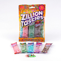 Wholesale Vegan Halal Fruit Gummy Balls Bagged Sour Caramelos Candy Custom Exotic Snacks Sucreries Sweet Chew Fruit Sugar