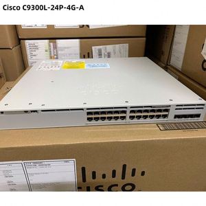 C9300L-24P-4G-A思科催化剂9300L 24端口全千兆370W PoE，4x1GbE SFP上行链路第<span class=keywords><strong>3</strong></span>层托管交换机C9300L-24P-4G-A - Product Image 1