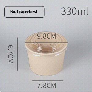 Caja de Embalaje de Alimentos Compostable Ecológica, Contenedor Biodegradable para Ensaladas para Llevar, Suministro al por Mayor para Cadenas de Restaurantes - Product Image 4