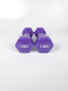 Mancuernas Hexagonales de Neopreno con Acabado Liso, de 1-10 kg, para Mujeres, Gimnasio en Casa, Antideslizantes - Product Image 2
