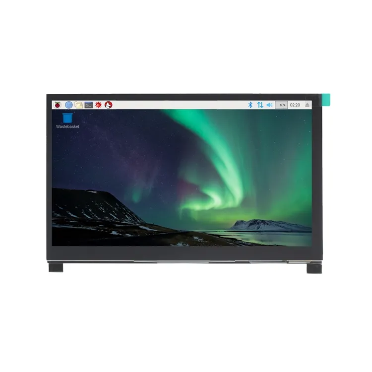 Module d'affichage LCD HDM 7 "7 pouces Écran tactile capacitif 1024X600 IPS HD Angle de vision complet Compatible avec Raspberry Pi 3B +/4B