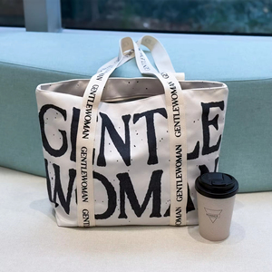 कस्टम खाली सादे प्राकृतिक पुनः प्रयोज्य महिलाओं कैनवास कपास टोटे शॉपिंग बैग लक्जरी फैशन कैनवास टोटे बैग जिपर के साथ टोटे बैग - Product Image 4