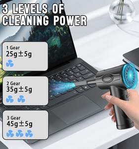 Electric Air Duster <b>Mini</b> <b>Pc</b> Computer Air Blower Portable Duster Gun Cordless Compress Air Duster for Car Home Hair Styling Tools - Product Image 5