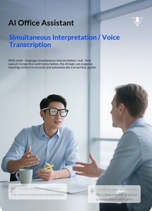 Lunettes Intelligentes IA avec Caméra HD 800W, Enregistrement Photo/Vidéo, Réduction du Bruit, Reconnaissance IA, Traduction en Temps Réel, Appel Mains Libres Intelligent - Product Image 4
