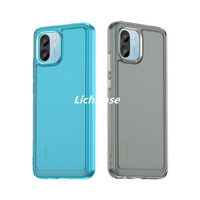 Coque de téléphone à bouton-poussoir Flexible antichoc Lichicase pour Xiaomi Redmi A2 + Protection contre les chutes couverture mobile