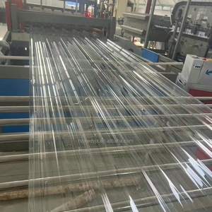 Machine d'extrusion de tuiles de toit ondulées, en PVC, trapézoïdal - Product Image 1