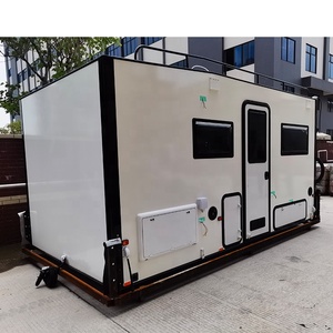 EcoCampor 13,8ft rimorchio da viaggio <span class=keywords><strong>Mobile</strong></span> <span class=keywords><strong>campeggio</strong></span> casa Container per <span class=keywords><strong>campeggio</strong></span> all'aperto 4x4 spedizione camion Camper - Product Image 3