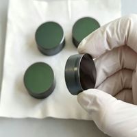 Lentille infrarouge à base de soufre Rehoboth IRG 206 25,4x11 mm, revêtement antireflet double face, transmission infrarouge 7-14 mm, OEM 1