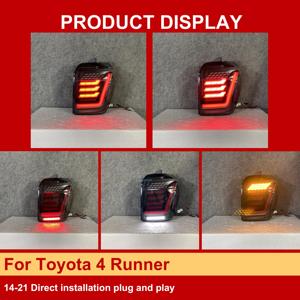 J ONE Nuevas Luces Traseras para Toyota 4Runner 2014-<span class=keywords><strong>2021</strong></span>, Luces Traseras LED, Repuestos de Auto en Línea - Product Image 4