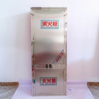 Armoire murale pour enrouleur de tuyau d'incendie en acier inoxydable, double porte, équipement de lutte contre l'incendie, fabrication OEM