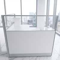 Panneaux de bureau modulaires modernes et écologiques pour postes de travail mobiles, cloisons de séparation murales de bureau durables et sécurisées