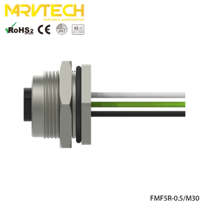3 4 5 6 Pin Rear Mount 7/8 <b>Power</b> Connector Factory Direct Oem IP67 Automotive Male Usb to 4 Bnc Female IEC Trs 3 - Product Image 4