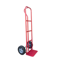 HT1805 Chariot à main à poignée en P à plate-forme robuste avec conception circulaire pour les métiers et les déménageurs