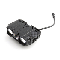 Projecteur de phare LED à triple lentille 116W pour calandre, faisceau bas 6000K, faisceau haut 3000K, universel pour voitures et SUV
