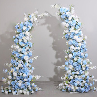 Arche de fleurs artificielles en soie personnalisée pour mariage, 1,9/2,3 m, pour la décoration d'événements