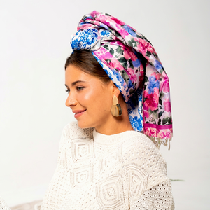 Servicio de Etiqueta Blanca para Tejidos de Bufandas Impresas de Alta Calidad, Fabricante Textil OEM ODM, Productos de Tela Personalizados de Bali, MOQ Bajo - Product Image 1