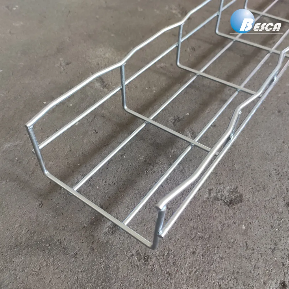 SS316 SS304 Stainless Steel And Zinc Plated Wire Mesh Cable Tray