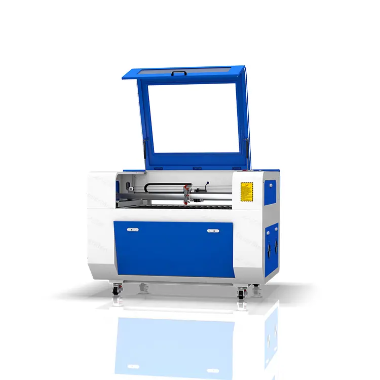 Top Fashion LM-9060-2 100w 130w Co2 laser engraving cutting machine for engraving and cutting