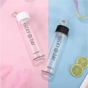 Mug de voyage en verre transparent 350 ml, anti-fuite, réutilisable, bouteille d'eau portable avec logo - Product Image 3