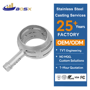 <span class=keywords><strong>Servicios</strong></span> de Fundición de Precisión con Sílice y Acero Inoxidable 304 Personalizados y No Estándar de BOSX para Componentes Metálicos Complejos - Product Image 1