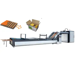 ZH-G High Speed Automatic Flute Laminating Machine Max Paper Size 1450*1450Mm Top Paper Thickness 150-600Gsm