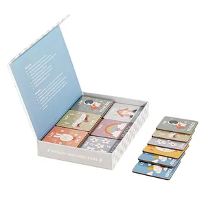 Wholesale Custom Paper-Based Flash Cards Educational Kids' Cognitive Learning Toy Packaged in Boxed Set