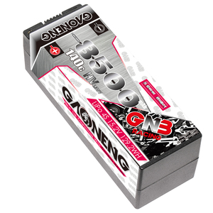 GNB GAONENG 8500MAH 4S 4S2P HV 15.2V 140C แบตเตอรี่ลิโป้ 1:8 1/8 สเกล RC รถแข่งพลาสติก ABS เคสแข็งในตัว 5 มม. บุลเล็ต - Product Image 1