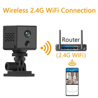 Wistino - Mini Cámaras de Seguridad con Tarjeta SIM 4G de 3MP, Detección de Movimiento, Alarma con Notificación Push, Cámara de Vigilancia Interior para el Hogar, Pequeña Cámara para Monitoreo de Bebés