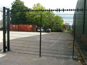 뜨거운 판매 PVC 코팅 3/<span class=keywords><strong>4</strong></span> "산업용 용접 와이어 메쉬 사각 구멍 부식 방지 보호 울타리 패널 - Product Image 5