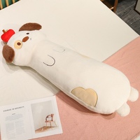 Adorables coussins longs en forme d'animaux avec divers motifs mignons, pour s'agripper aux jambes et soutenir la tête, doux et moelleux pour un sommeil confortable