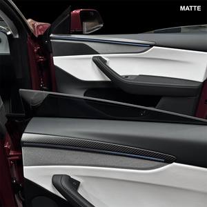 แผงประตูรถยนต์ด้านหน้าคาร์บอนไฟเบอร์แห้งรุ่น Model Y Juniper พร้อมแผงด้านข้าง - Product Image 2