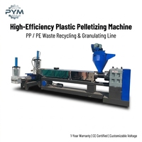 Machine de granulation de plastique PP PE pour le recyclage des granulés
