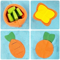 Tapis d'alimentation interactif pour petits animaux (chiens, lapins, cochons d'Inde, hérissons, chinchillas, chiots) - Tapis de renifleuse en polyester