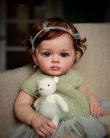 Muñeca Bebé Reborn Realista de Alta Calidad de 23 Pulgadas, Hecha a Mano, Muñeca Recién Nacida Realista, Marca ROLIN, Silicona, Certificación CPC, Adorable