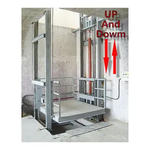 1000KG Hydraulic Mezzanine Simple Freight Elevator Lift