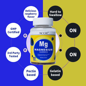 Well Designed Magnesium Glycinate <b>Gummies</b> Energy Boosting <b>Gummies</b> Vitamin Supplement Gummy Candy - Product Image 4