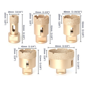 M14 יהלום חוט יבש בובת קידוחים ליבת חתיכות פורצלן סט אריחי גרניט גרניט חור ראה כלי - Product Image 4