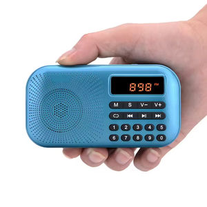 Radio AM/FM Compacta Retro de 2 Bandas con Altavoz, USB/Tarjeta TF, Multifunción, Batería Recargable Integrada Reemplazable - Product Image 2