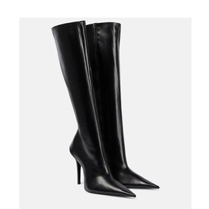 Bottes Femme en Nouveau Matériau à Bout Pointu, Talon Aiguille Designer, Bottes Hautes pour Femme 2025 - Product Image 3