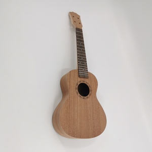 Kit DIY de Ukelele Tenor de 23 Pulgadas, Guitarra Hawaiana de 4 Cuerdas, Panel de Madera de Zebra, Acabado Mate, Diapasón de Palisandro, Clavijas, Cuerdas, Bri - Product Image 4