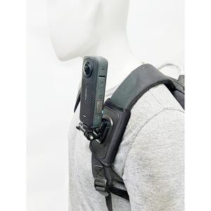 Soporte de Montaje con Correa para Hombro y Rotación de 360° para Cámaras de Acción 13 12 11 10 9 8 Action 5 <span class=keywords><strong>Pro</strong></span> 4 Insta360 <span class=keywords><strong>X4</strong></span> X3 - Product Image 3