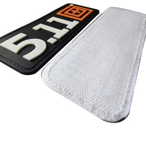 Logo ile özel 3D PVC yamalar 5 11 taktik | Yelek için Velcro su geçirmez rozeti, kol bandı ve sırt çantası cırt cırt - Product Image 2