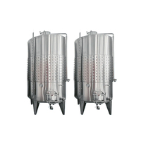 Cuve de Fermentation de Vin sous Pression en Acier Inoxydable à Double Paroi, Refroidissement par Glycol, Contrôle Automatique, 2000L 200L, pour Fermentation d'Alcool