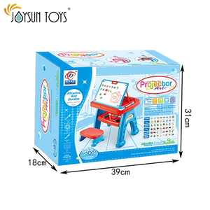 Kids Drawing Projector Table <strong>Set</strong>, <strong>Child</strong> Smart Projector Sketcher Desk Double Side Magnetic Drawing Board - Product Image 6