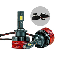 Nouvelles ampoules de phare LED en aluminium haute puissance série D 12V D1S D2S D3S D4S D8S 6000K Blanc pour voiture