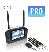 SIYI UniRC 7 Pro 2.4G 5.8G Double Fréquence 40KM Station Terrestre Portable Contrôleur Intelligent pour Robotique UAV UGV USV