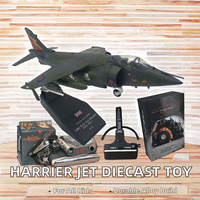 ZF ZF-JD-340 1:72 Maquette d'avion en alliage finie, simulateur de chasseur vertical britannique Harrier, jouet d'avion moulé sous pression pour collectionneurs